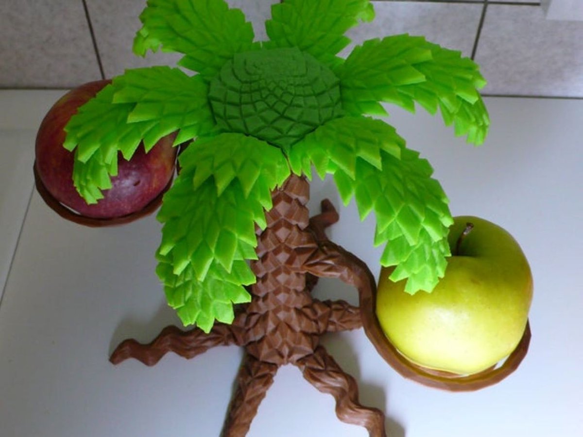 A fun and functional fruit tree stand