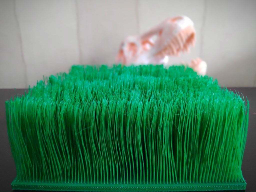 Don't you want to touch this 3D printed grass?