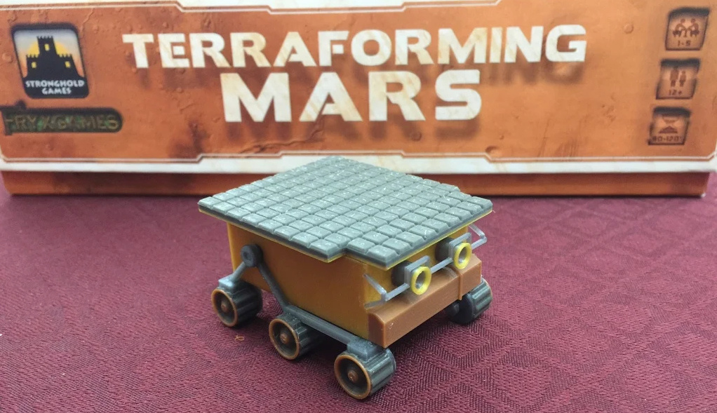 For a bit of a challenge, try your hand at printing this classic TM rover