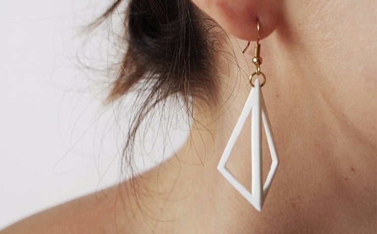 3D Printed Circle Dangle Earrings Available in Many Colors - Shop 3D  Printed Earrings