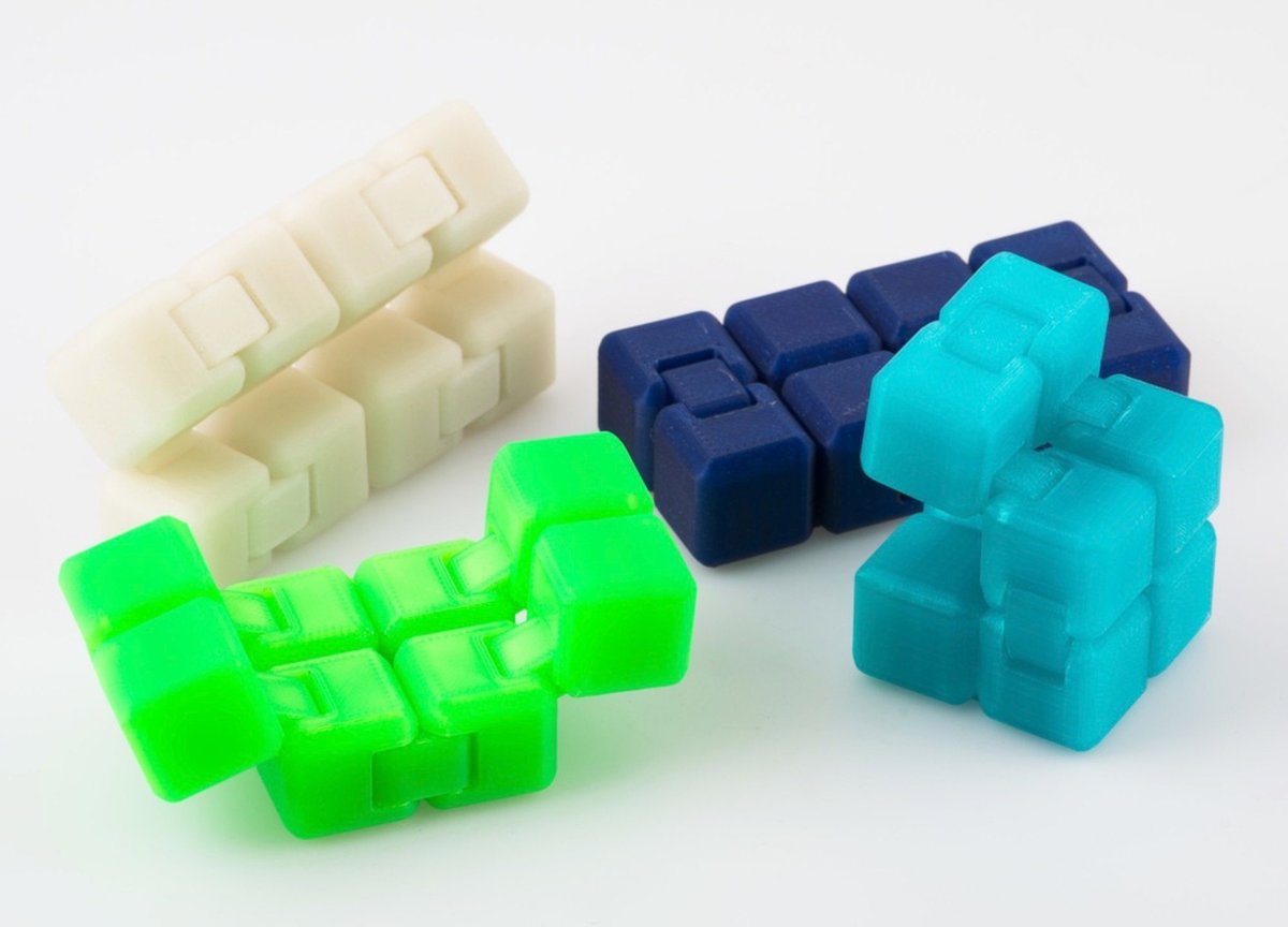 Imagen de Archivos para impresora 3D / Cosas para imprimir en 3D: Cubo antiestrés