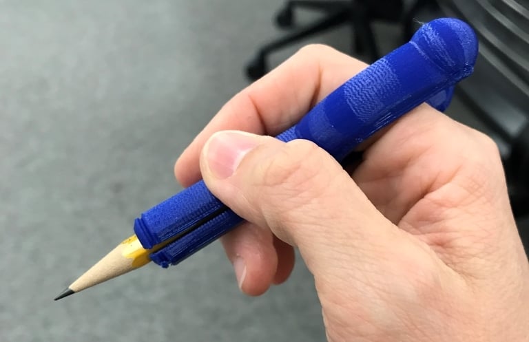 The special Y shape helps with pencil grip