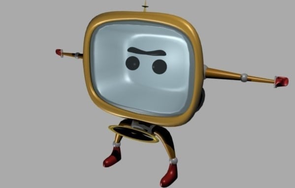 You can even find animated models of less recent characters, like Mike the TV!
