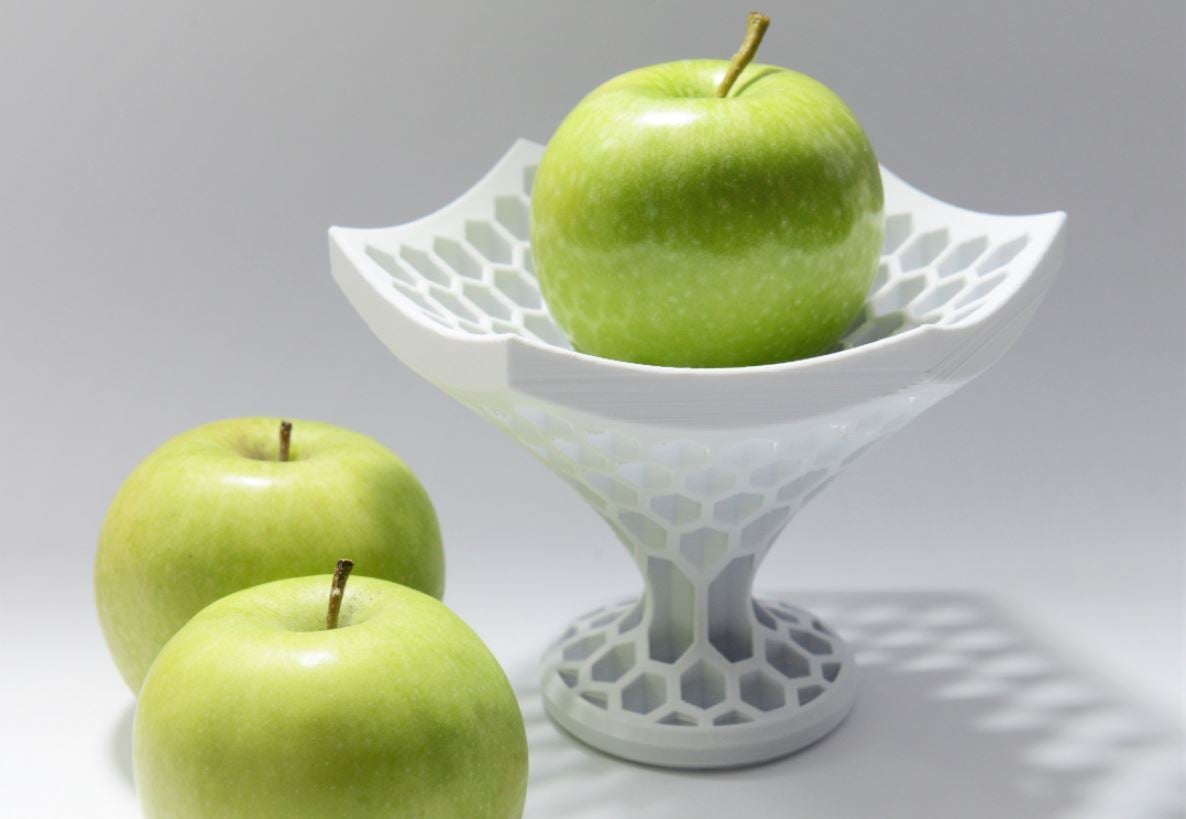 Display food in style with this honeycomb bowl