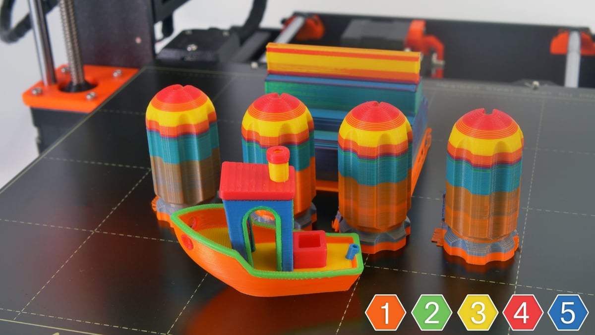 Here's what you can expect with access to five filament colors