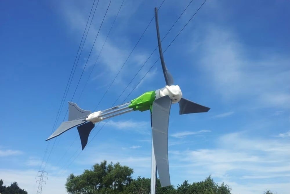 Harvest your own energy using 3D printed wind turbines and solar