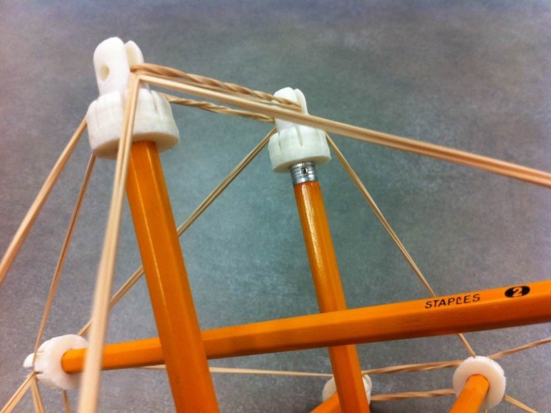 With a few simple items, you can be experimenting with tensegrity