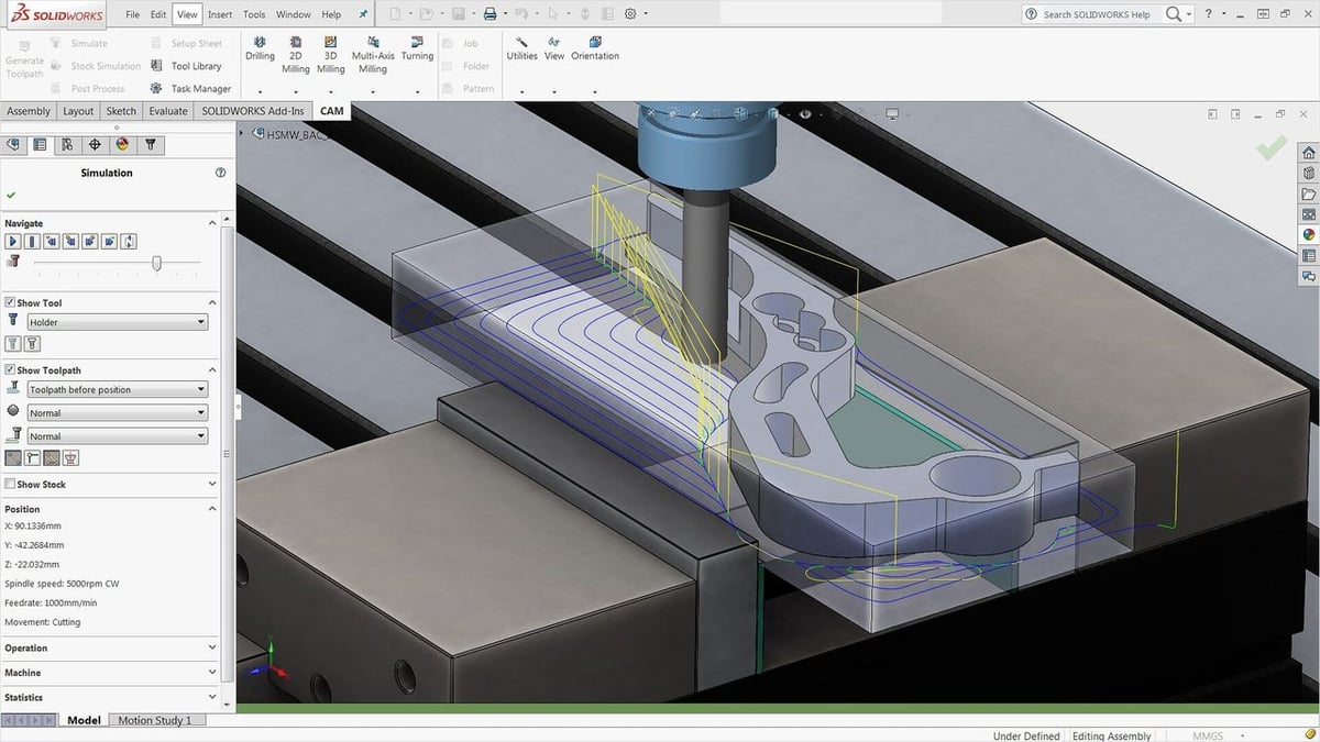 Autodesk's HSMWorks plug-in integrates with Inventor, Fusion 360, and SolidWorks