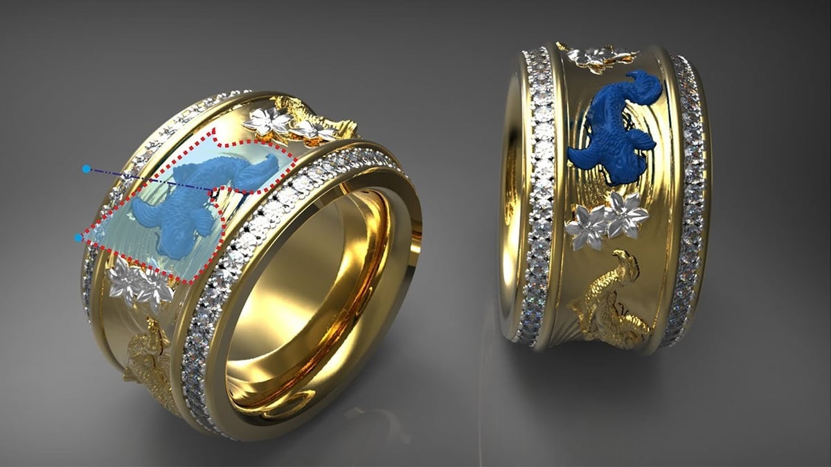 Jewelry design calls for a CAD program that is detail oriented
