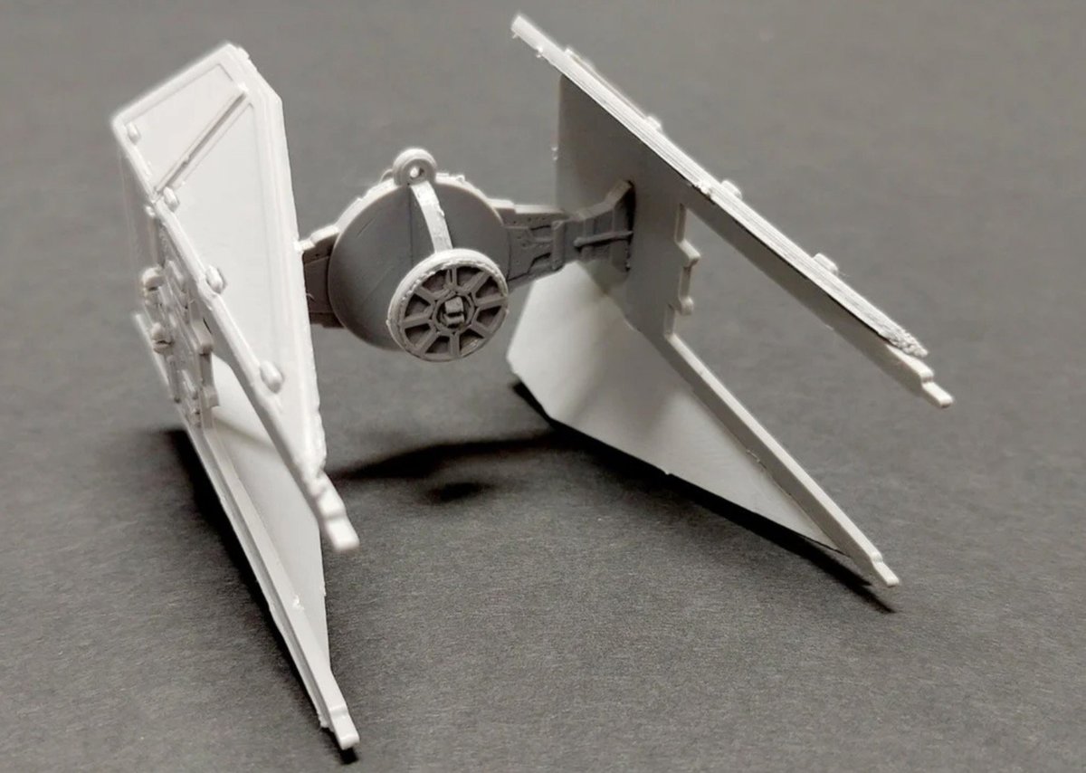 Image of Easy & Fun Things to 3D Print: Tie Fighter Interceptor Kit Card