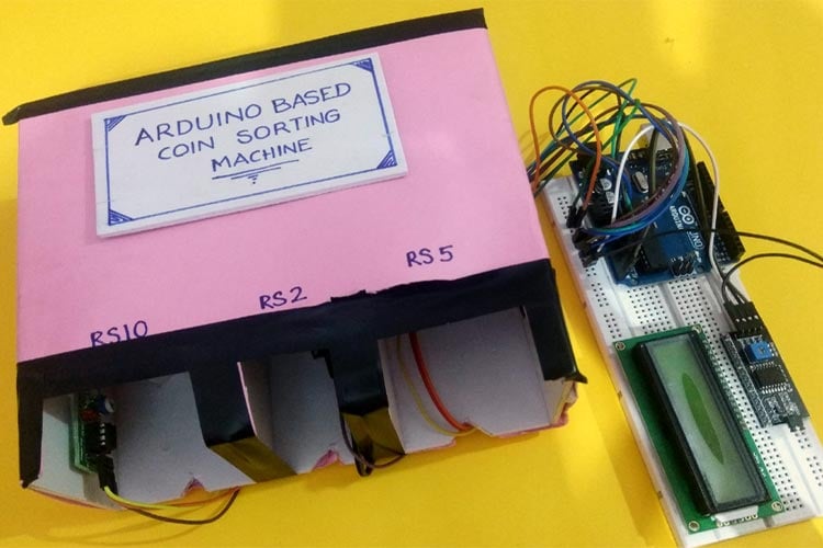 Foto de Projetos Arduino – top 50: Máquina de classificação de moedas