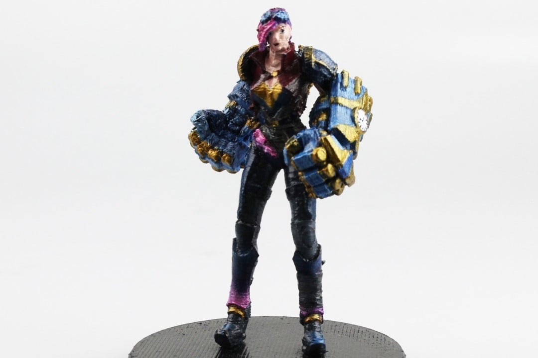 An intricately-finished Vi in her battle stance