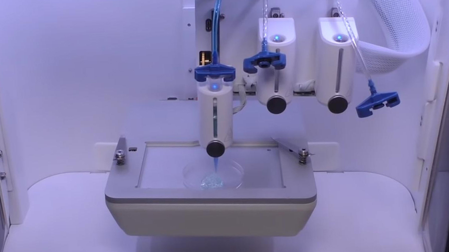3D bioprinting vascularized skin tissue