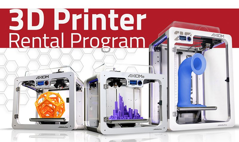 Image of How To Lease or Rent a 3D Printer: Airwolf3D