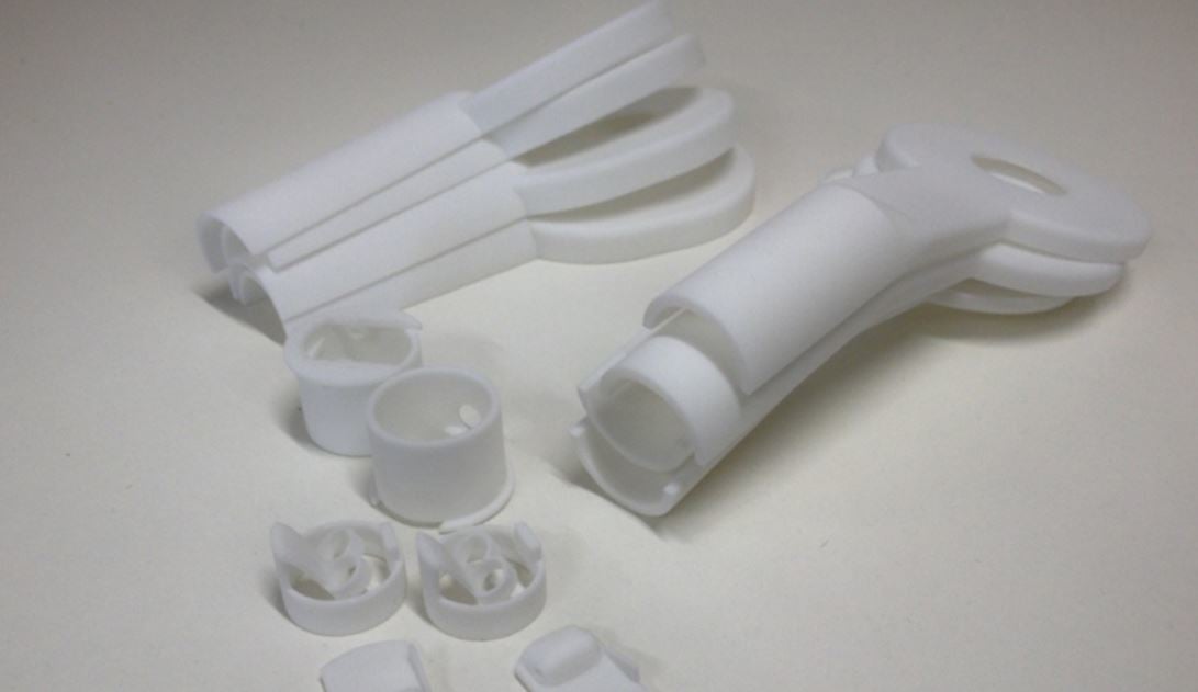 SLS printers generally print with a thermoplastic