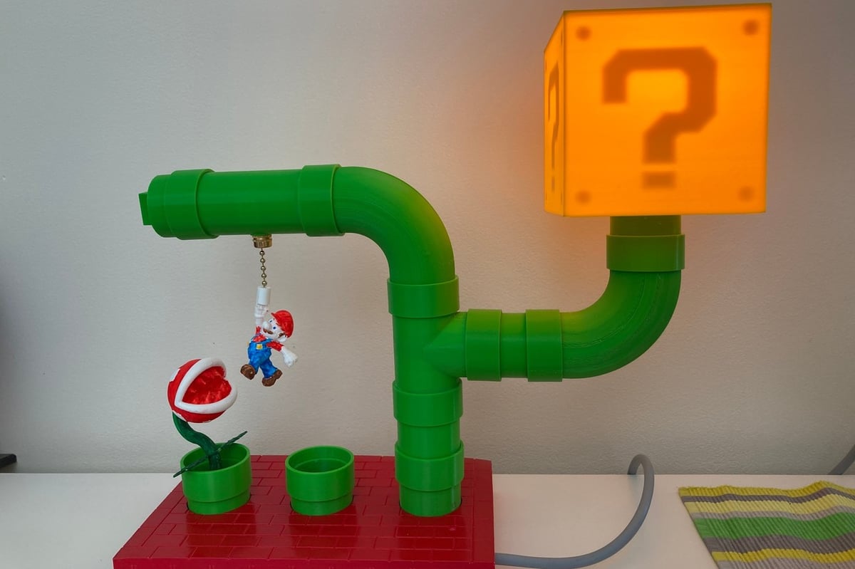 Lego 8-Bit Warp Pipe Planter, A relatively small project, s…