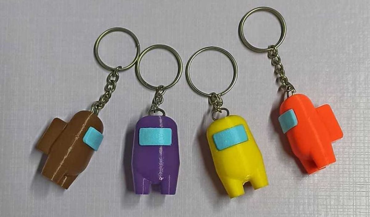 According to the maker, scaling to 35% scale is the perfect size for a keychain