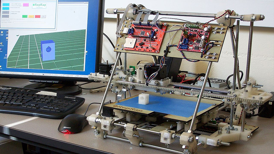 The RepRap Mendel, the grandfather of all desktop 3D printers of today