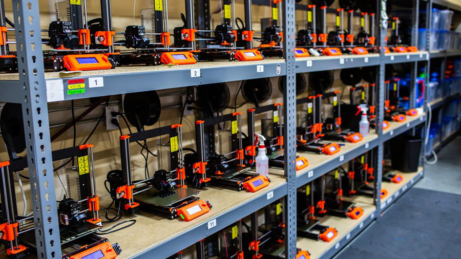 Print farms are now only possible due to low-cost 3D printer models and materials on the market