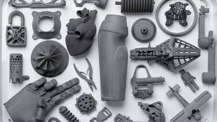 The different 3D printing technologies have applications across many industry sectors