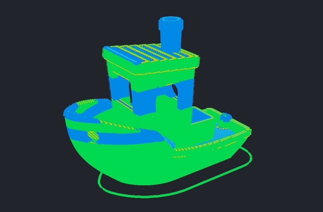 A screenshot from the 3D Geeks slicer prototype
