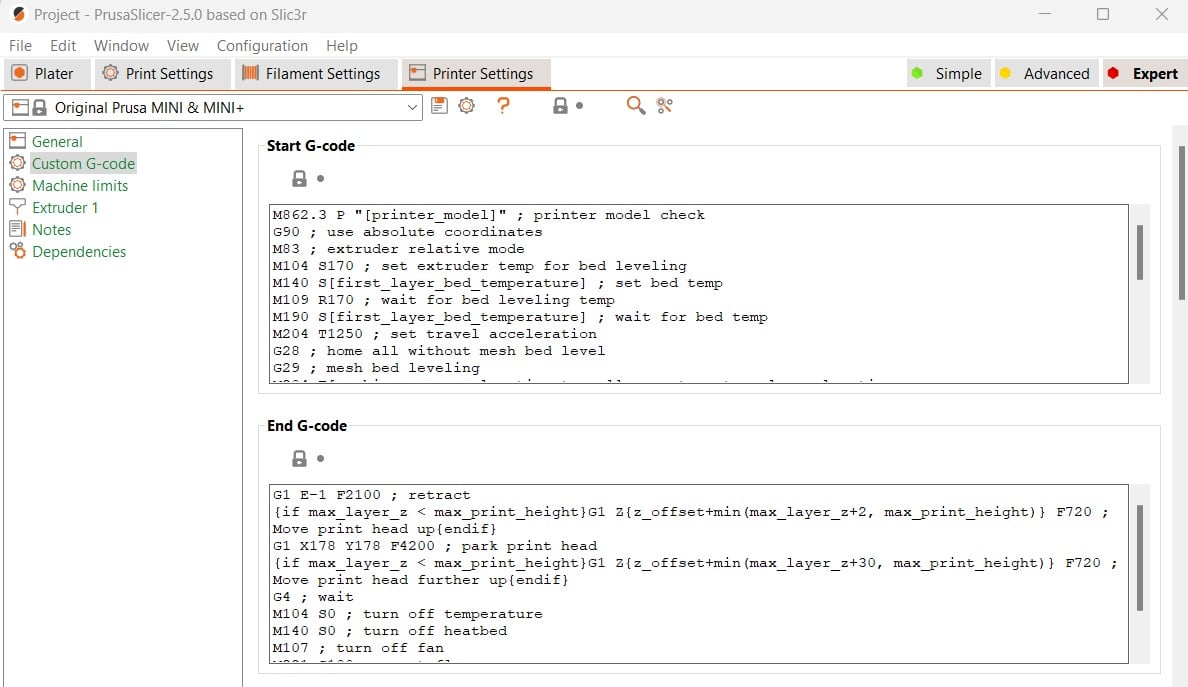 Editing Start and End gcode - Software - LulzBot