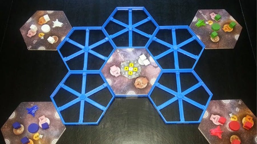 The magnetic tile holder will make the game setup much faster and simpler