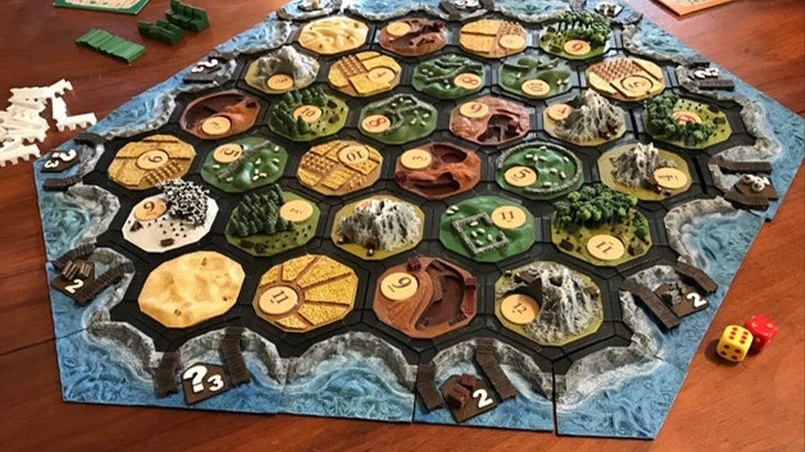 This stunning 3D printed board by Randy Skidmore was hand-painted