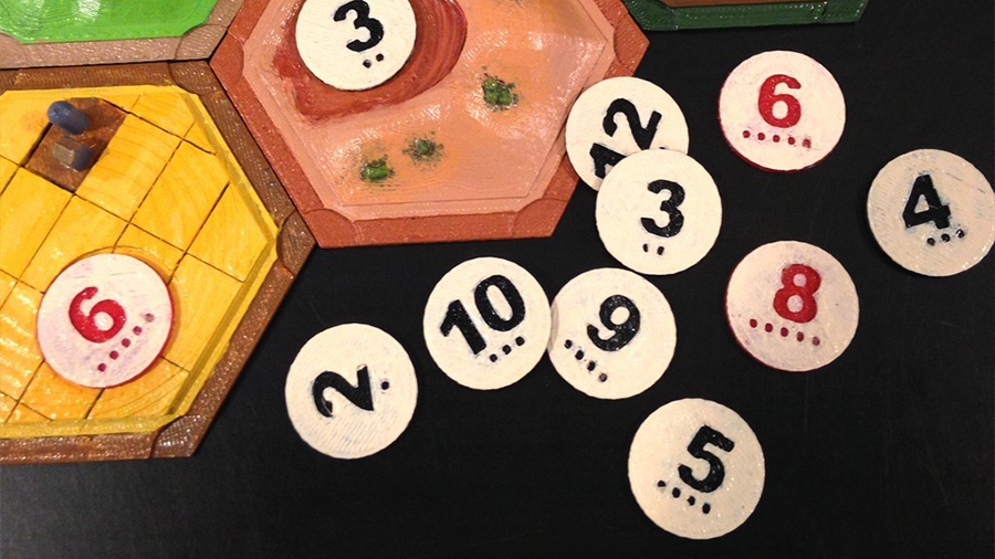 The round number tokens can be easily replaced using the designs from stockto or rbschultz