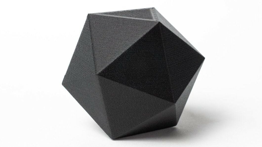 A perfect polyhedron printed in Protopasta
