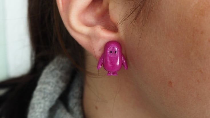 Get in on the gaming trend with these fun 3D printed earrings