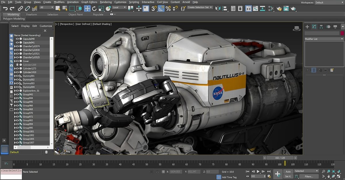 Beautiful 3D models like this are usually exported in FBX