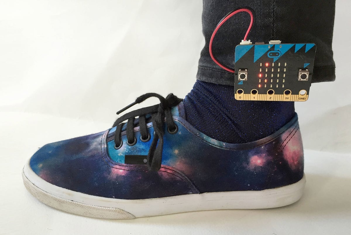 There are plenty of Micro:Bit wearables you could make, like this step counter!