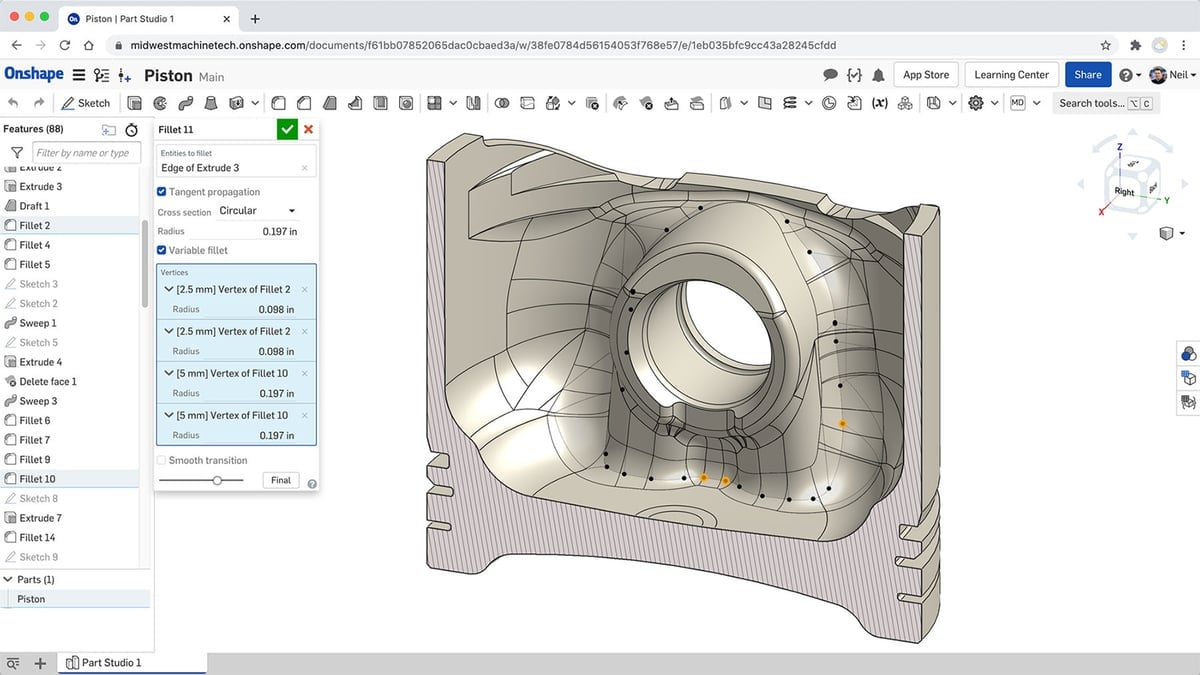 Foto de Software 3D gratuito / Programa de desenho 3D gratuito: Onshape Free