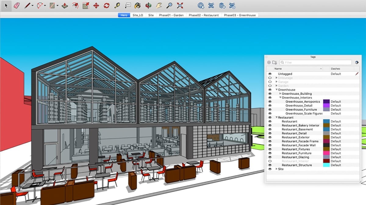 Foto de Software 3D gratuito / Programa de desenho 3D gratuito: SketchUp
