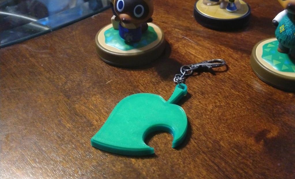 Never leaf your keys with this Animal Crossing keychain