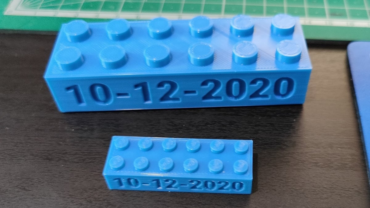 Customize a Lego brick for a special occasion!