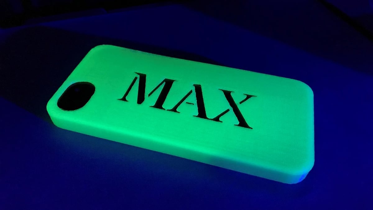 A glow-in-the-dark, custom phone case! Just what they've always wanted!