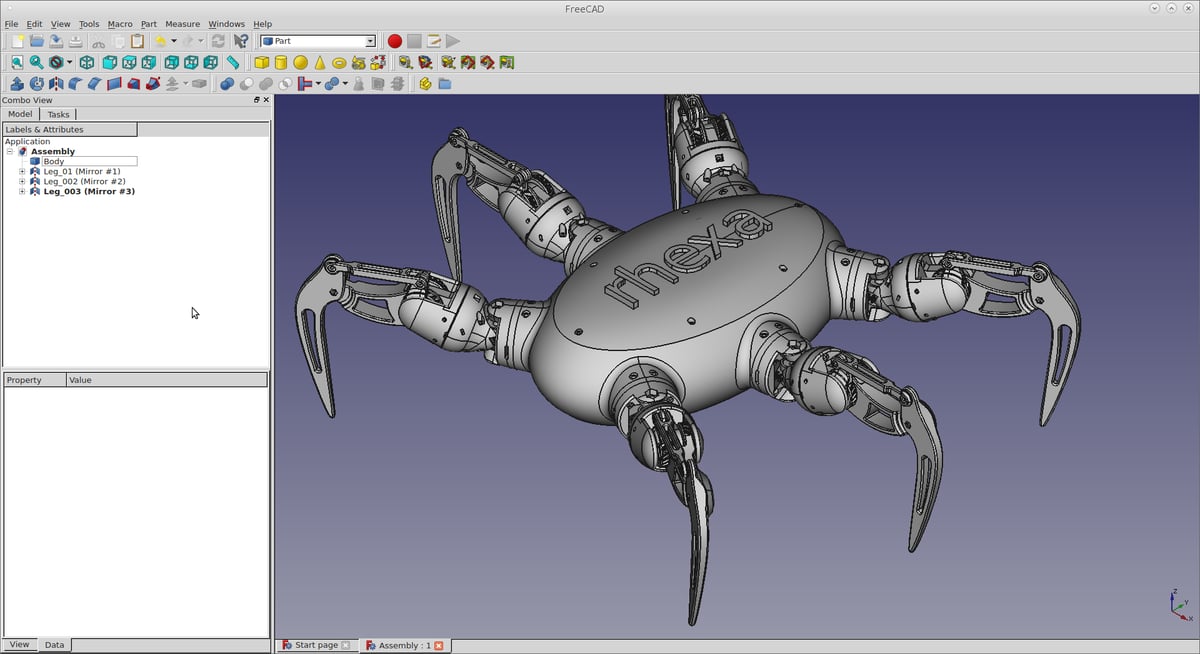 Imagen de Mejores programas CAD gratis (Software CAD gratuito): FreeCAD