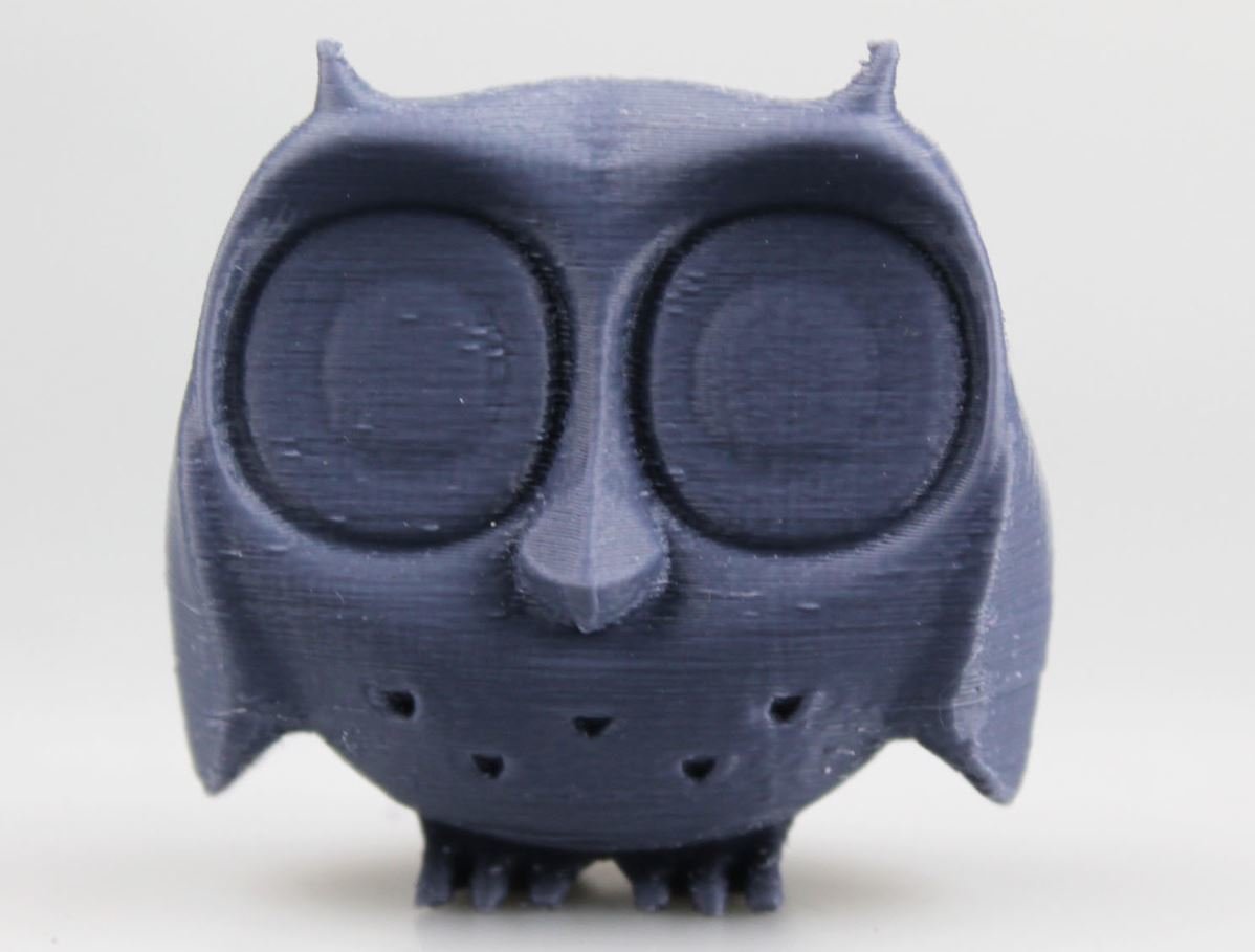 This owl makes for a great desk item and it's a quick print