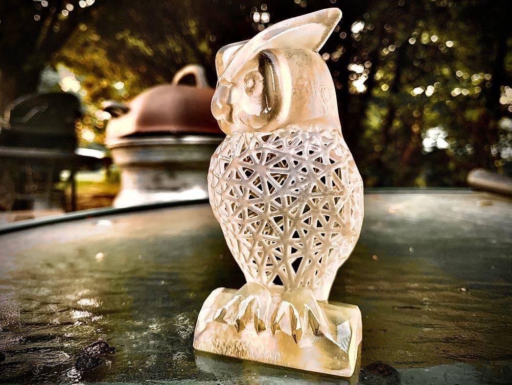 This pretty owl is also functional as a pen holder