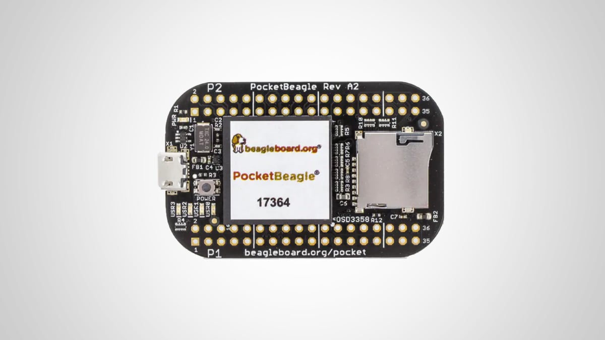 Foto de Melhores SBC / Melhores Single Board Computers / Raspberry Pi & Alternativas: Maker: BeagleBoard.org PocketBeagle