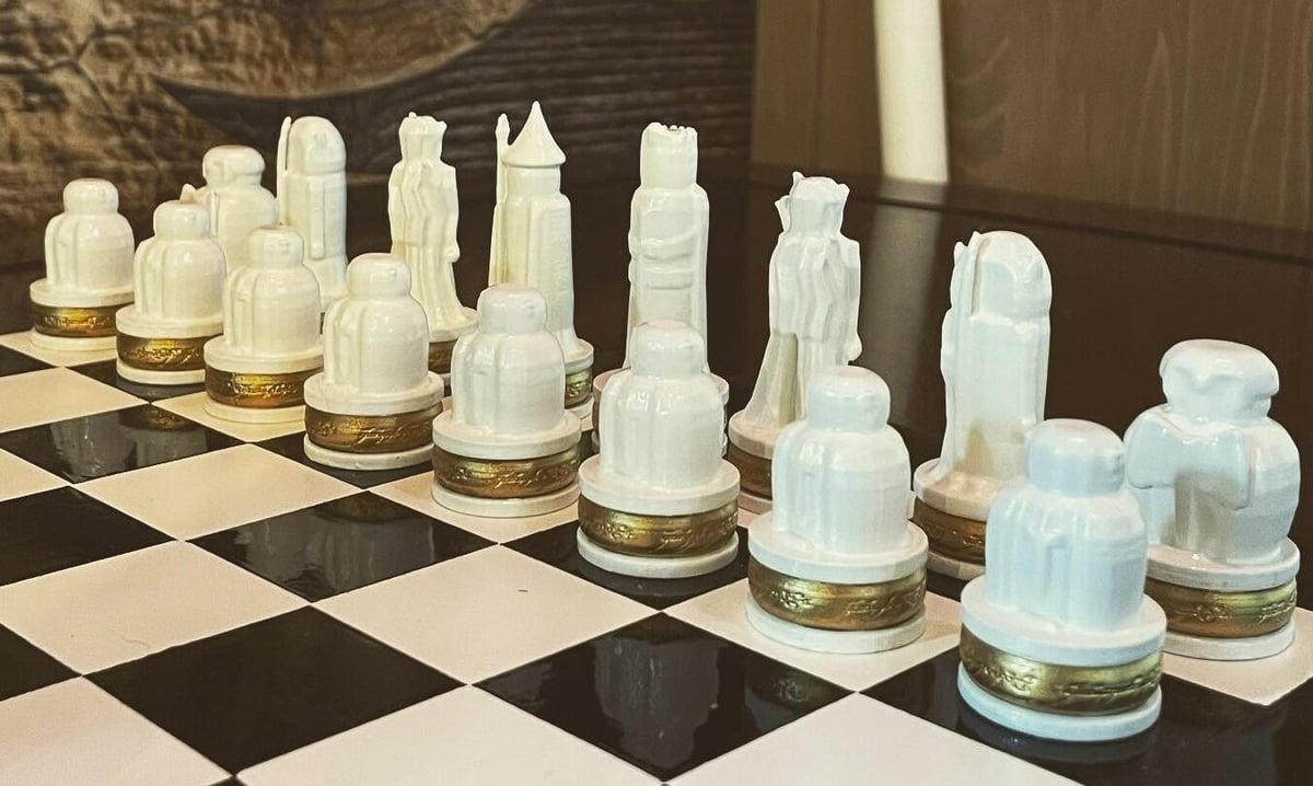 3D Printed custom Chess Set from $20.00