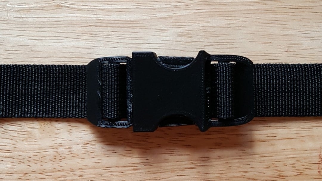 Printing this buckle takes just around two hours