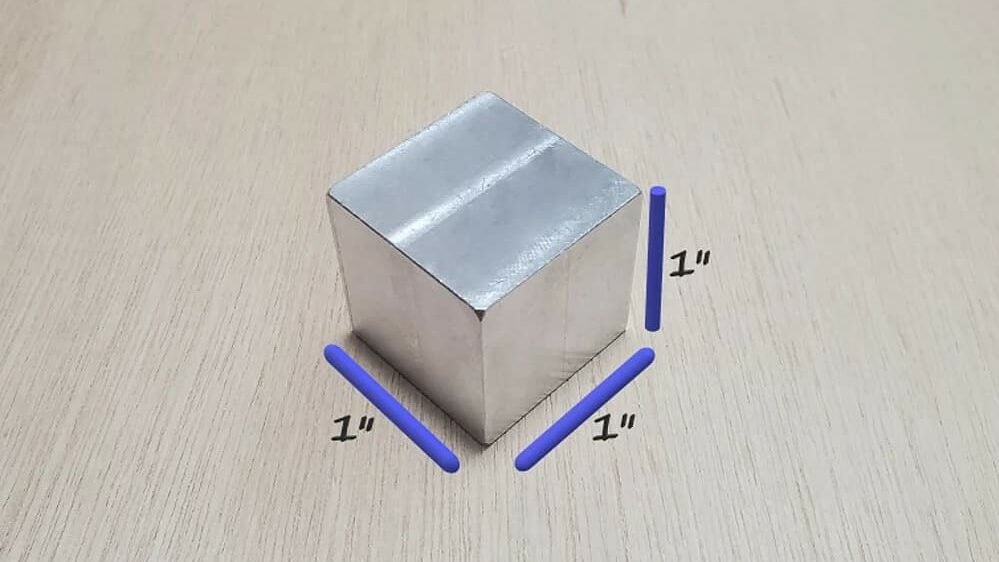 A good test is cutting a perfect one-inch cube
