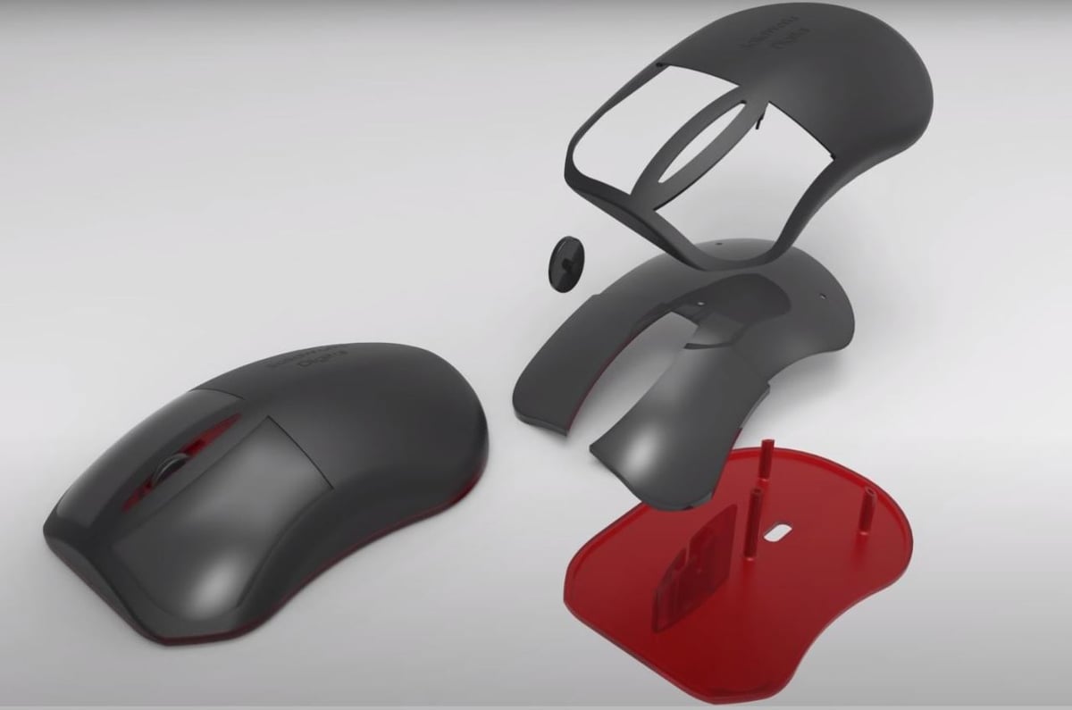 A mouse is a great example of a product designed using surface modeling techniques