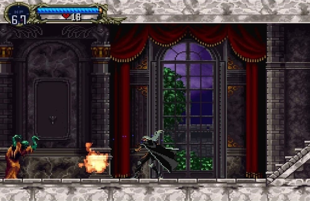 Alucard must once again defeat his father in Castlevania: Symphony of the Night