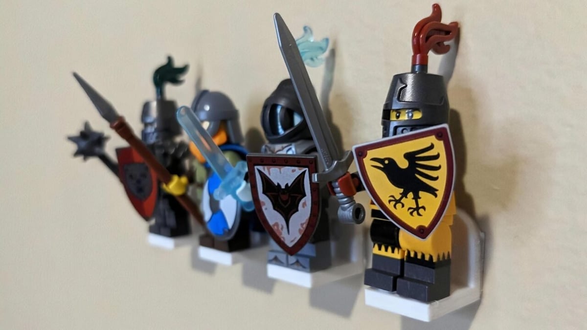 Give your minifigs a home with a Lego mount