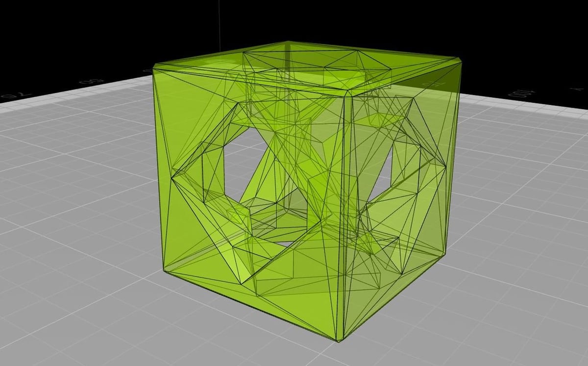 You can view models as a wire mesh, a solid, or a ghost