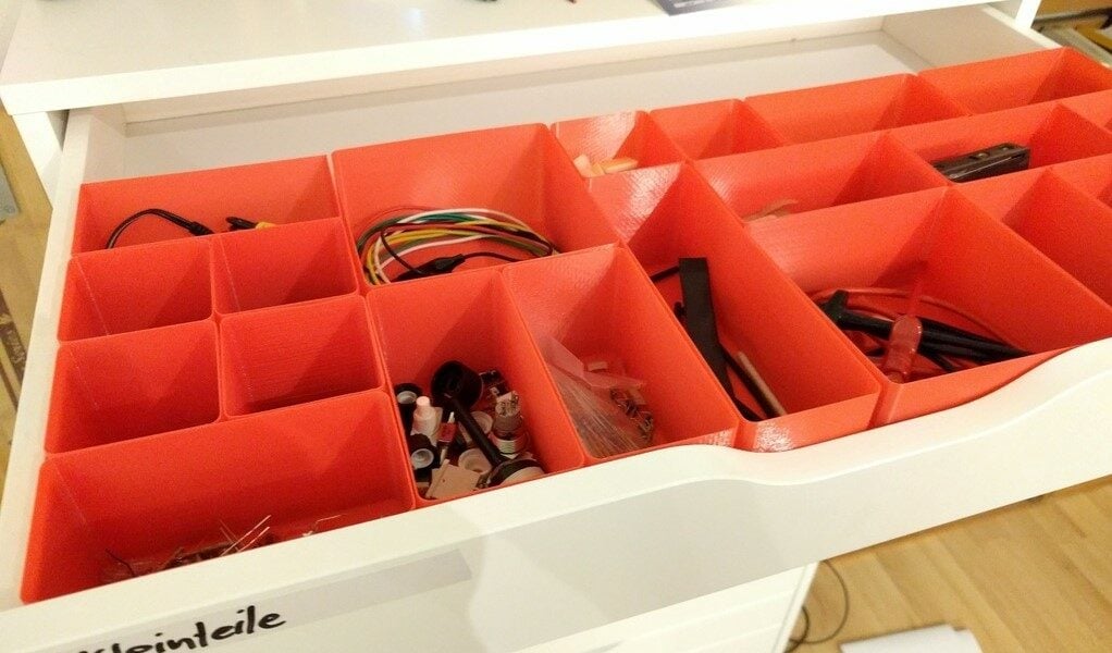 Very useful and adaptable tidy boxes for Alex drawers